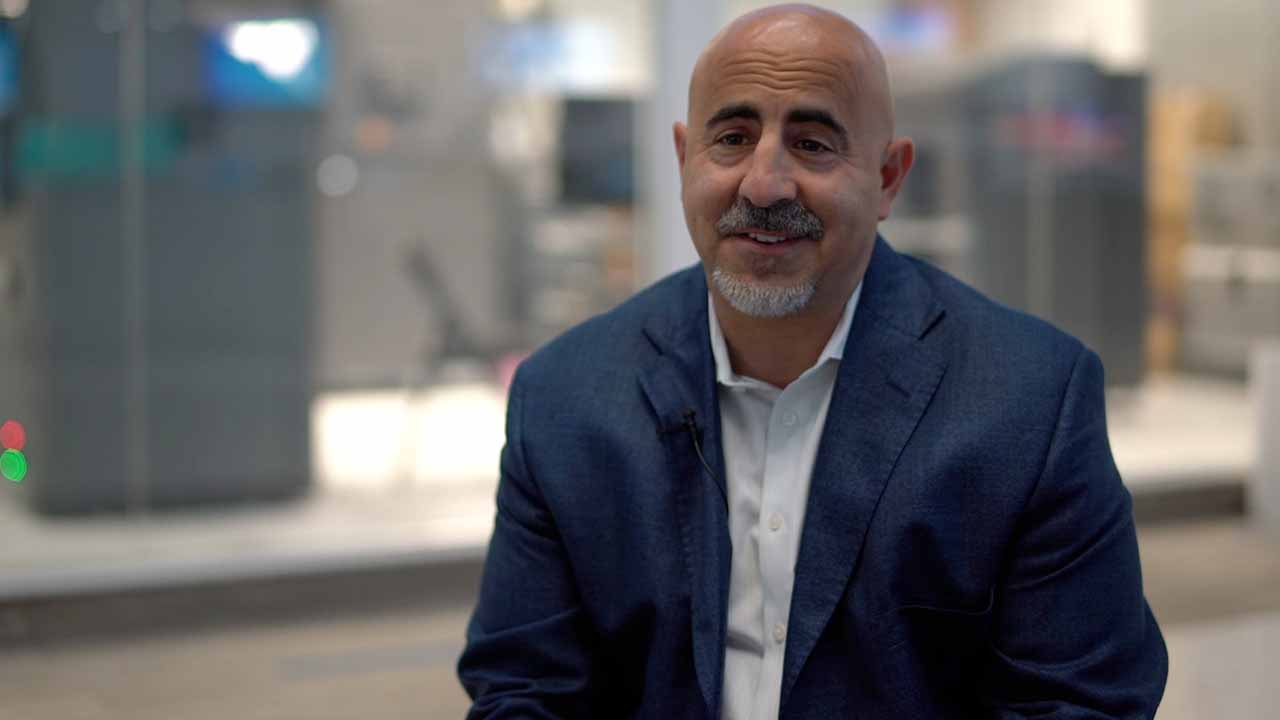 Sample Corporate Video Interview setup